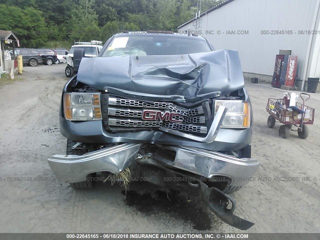 1GT220CG4CZ299276 - 2012 GMC SIERRA K2500 SLE BLUE photo 6