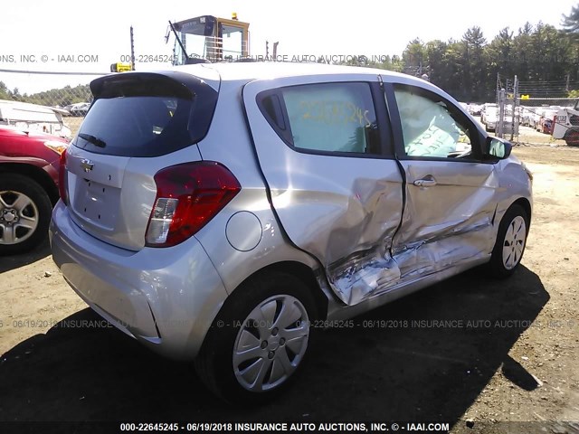 KL8CB6SA5JC447691 - 2018 CHEVROLET SPARK LS GRAY photo 6