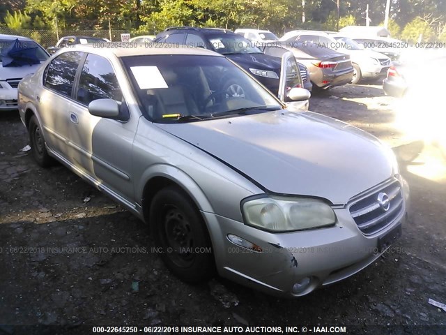 JN1DA31D52T451351 - 2002 NISSAN MAXIMA GLE/GXE/SE TAN photo 1