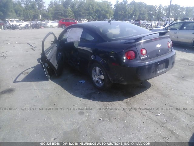 1G1AD1F54A7173894 - 2010 CHEVROLET COBALT 1LT BLACK photo 3