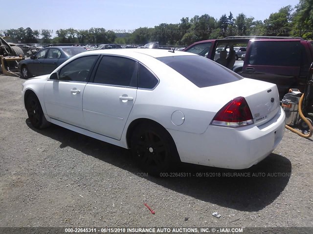 2G1WB5E33E1178073 - 2014 CHEVROLET IMPALA LIMITED LT WHITE photo 3