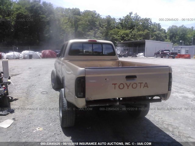 4TAWN72N3VZ226772 - 1997 TOYOTA TACOMA XTRACAB GOLD photo 6