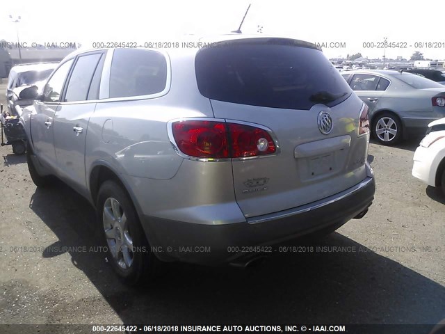 5GAEV23738J293668 - 2008 BUICK ENCLAVE CXL TAN photo 3