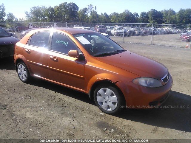 KL5JD66Z48K881017 - 2008 SUZUKI RENO CONVENIENCE ORANGE photo 1