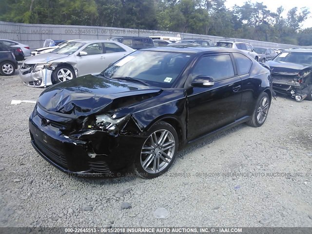 JTKJF5C79B3003529 - 2011 TOYOTA SCION TC 黑色 照片 2
