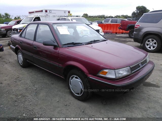 2T1AE94AXNC151535 - 1992 TOYOTA COROLLA DLX RED photo 1