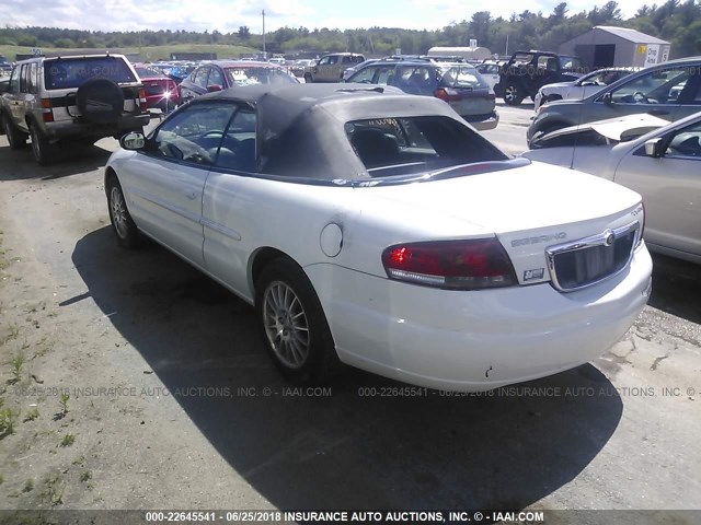 1C3EL55R94N281391 - 2004 CHRYSLER SEBRING LXI WHITE photo 3