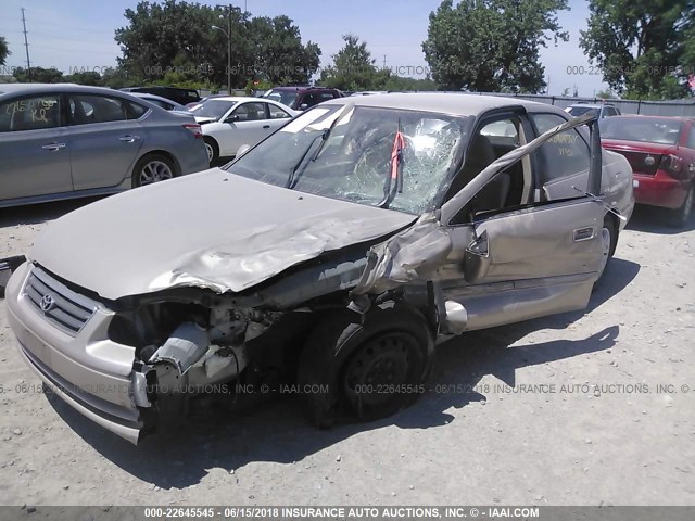 4T1BG22K61U843785 - 2001 TOYOTA CAMRY CE/LE/XLE TAN photo 2