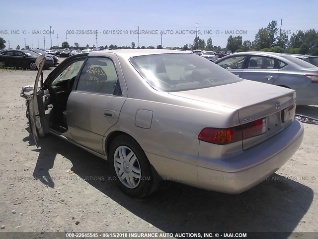 4T1BG22K61U843785 - 2001 TOYOTA CAMRY CE/LE/XLE TAN photo 3