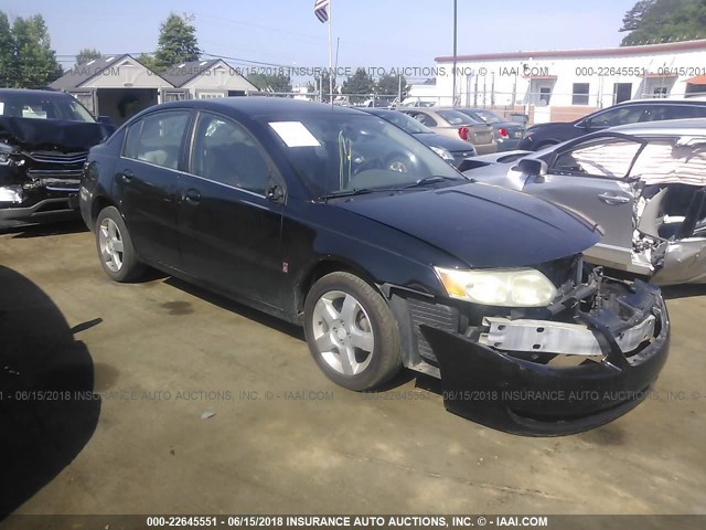 1G8AJ55F76Z140962 - 2006 SATURN ION LEVEL 2 BLACK photo 1