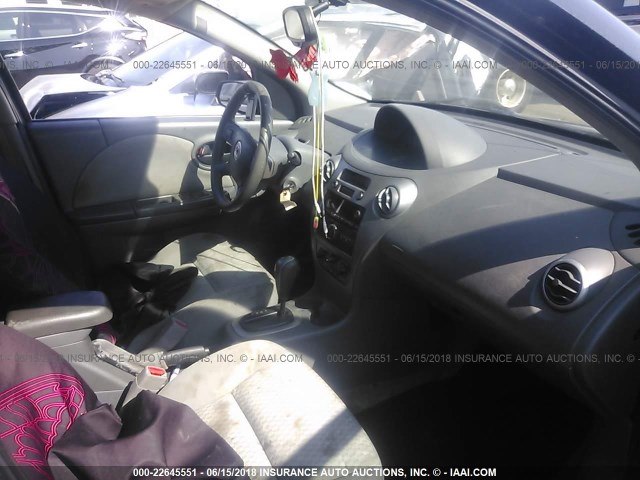 1G8AJ55F76Z140962 - 2006 SATURN ION LEVEL 2 BLACK photo 5