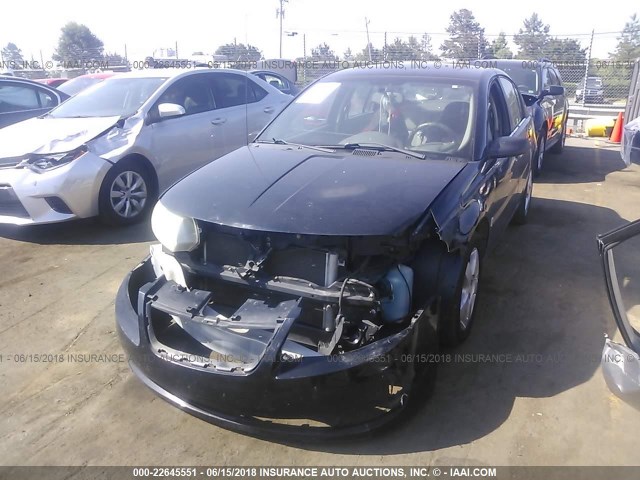 1G8AJ55F76Z140962 - 2006 SATURN ION LEVEL 2 BLACK photo 6