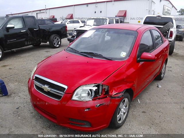 KL1TD5DE8AB082884 - 2010 CHEVROLET AVEO LS/LT 红色 照片 6