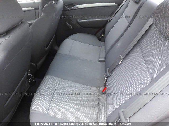 KL1TD5DE8AB082884 - 2010 CHEVROLET AVEO LS/LT 红色 照片 8