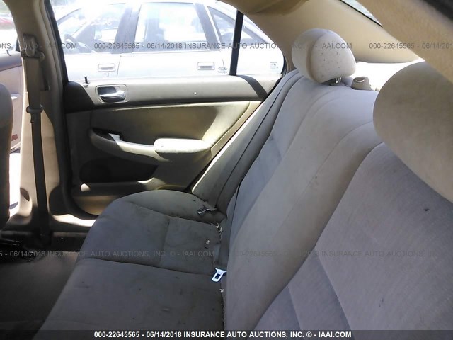 1HGCM55163A082929 - 2003 HONDA ACCORD DX GOLD photo 8