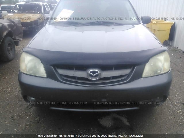 4F2YZ04153KM33754 - 2003 MAZDA TRIBUTE LX GRAY photo 6