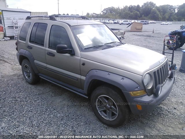 1J4GK38K46W101056 - 2006 JEEP LIBERTY RENEGADE GOLD photo 1