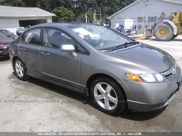 1HGFA16918L047715 - 2008 HONDA CIVIC EXL Pewter photo 1