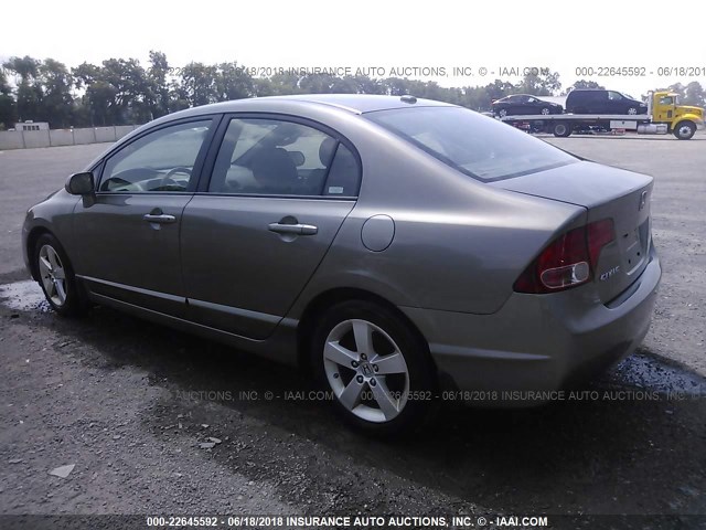 1HGFA16918L047715 - 2008 HONDA CIVIC EXL Pewter photo 3