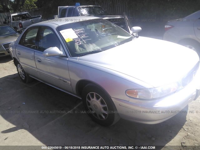 2G4WS52JX21269696 - 2002 BUICK CENTURY CUSTOM GRAY photo 1