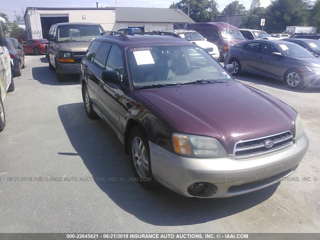 4S3BH675717609889 - 2001 SUBARU LEGACY OUTBACK AWP 红色 照片 1