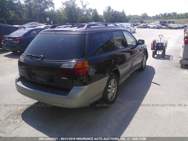 4S3BH675717609889 - 2001 SUBARU LEGACY OUTBACK AWP 红色 照片 4