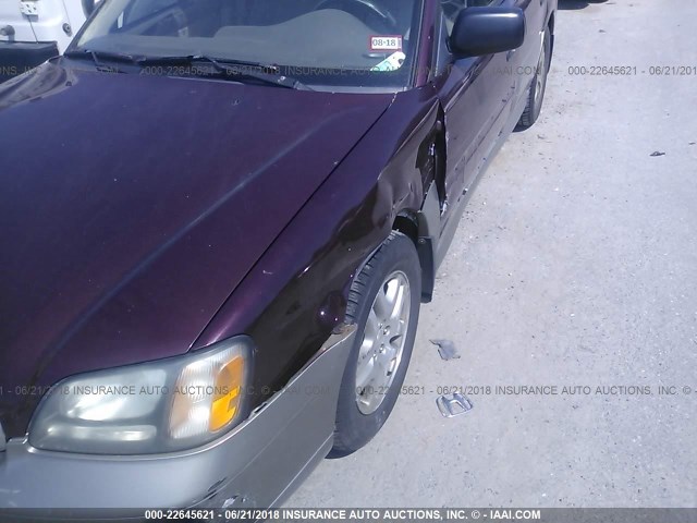 4S3BH675717609889 - 2001 SUBARU LEGACY OUTBACK AWP 红色 照片 6