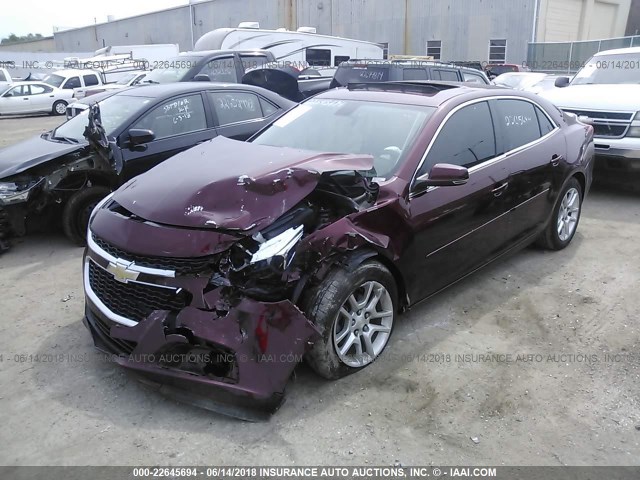 1G11C5SL9FF350032 - 2015 CHEVROLET MALIBU 1LT 红色 照片 2