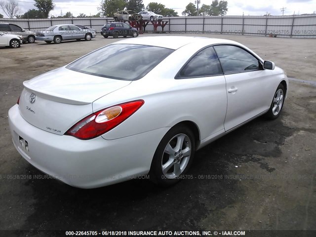 4T1CA30P24U009916 - 2004 TOYOTA CAMRY SOLARA SE/SLE თეთრი ფოტო 4