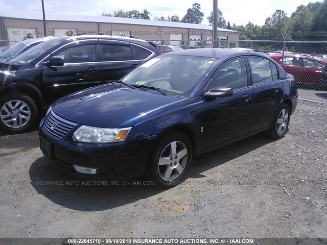 1G8AL58F67Z158490 - 2007 SATURN ION LEVEL 3 BLUE photo 2