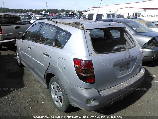 5Y2SL63875Z450946 - 2005 PONTIAC VIBE SILVER photo 3