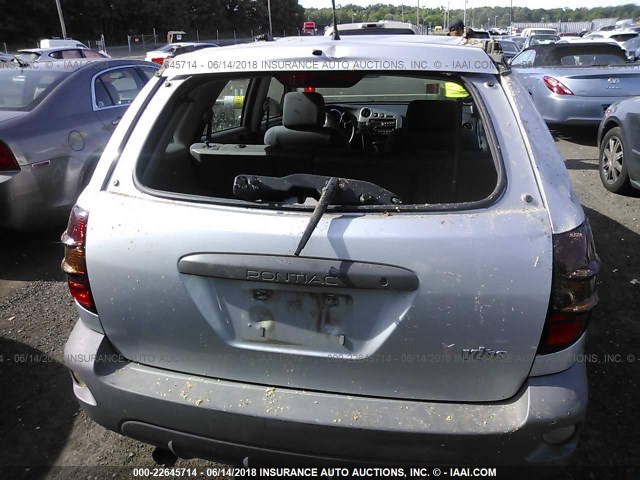 5Y2SL63875Z450946 - 2005 PONTIAC VIBE SILVER photo 6