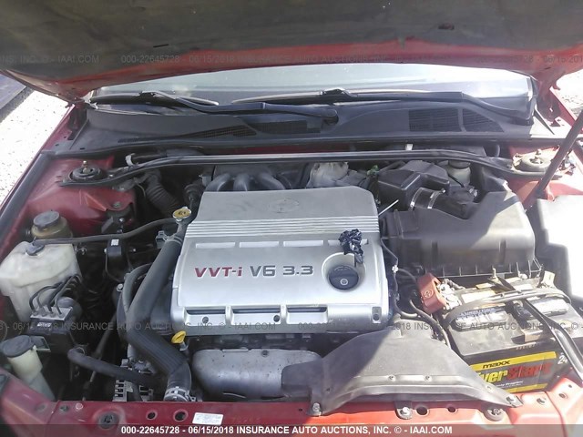 4T1FA38P25U039565 - 2005 TOYOTA CAMRY SOLARA SE/SLE 红色 照片 10