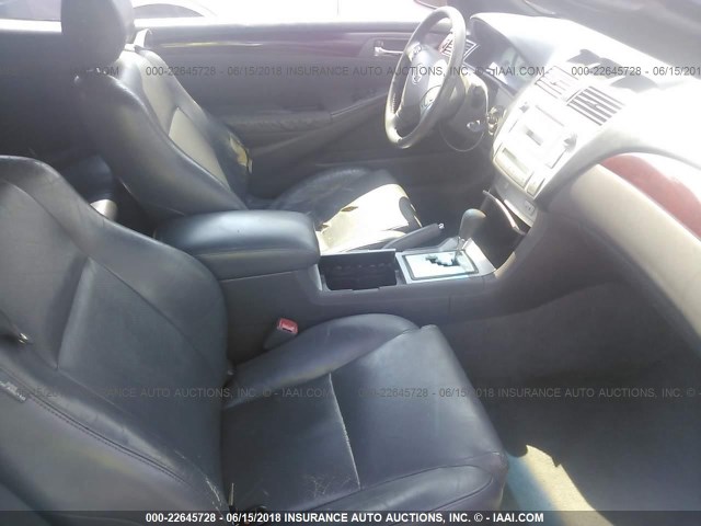 4T1FA38P25U039565 - 2005 TOYOTA CAMRY SOLARA SE/SLE 红色 照片 5