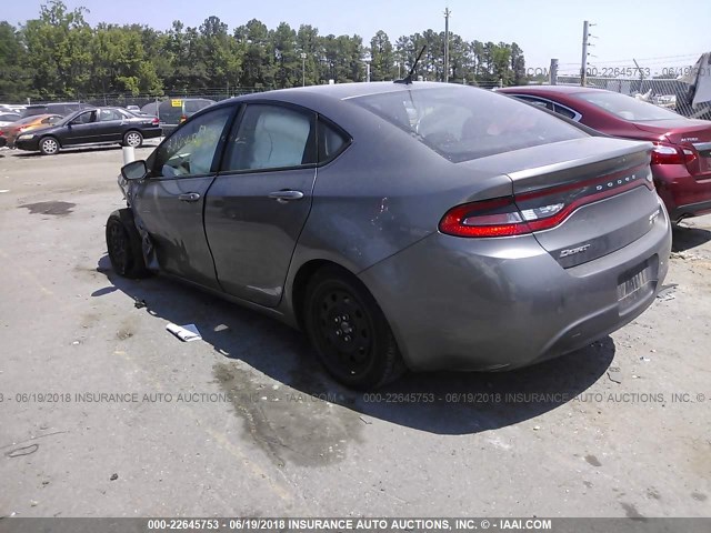 1C3CDFAH8DD294727 - 2013 DODGE DART SE/AERO GRAY photo 3