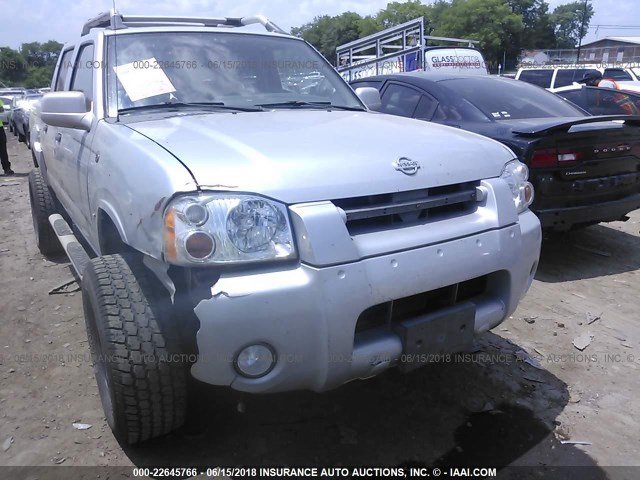 1N6ED27T21C344920 - 2001 NISSAN FRONTIER CREW CAB XE/CREW CAB SE SILVER photo 6