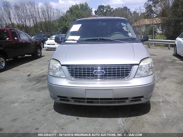 2FMZA51694BA88521 - 2004 FORD FREESTAR SE SILVER photo 6