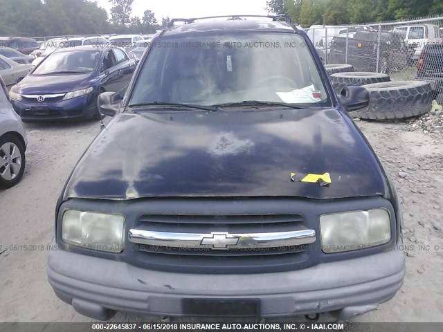 2CNBJ734046900824 - 2004 CHEVROLET TRACKER ZR2 BLACK photo 6