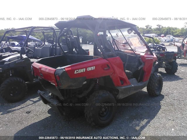 3JBKGHN10EJ000738 - 2014 CAN-AM COMMANDER 800R RED photo 4