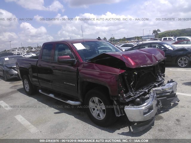 1GCRCREC1FZ370822 - 2015 CHEVROLET SILVERADO C1500 LT RED photo 1