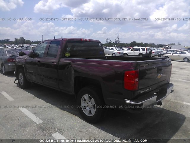 1GCRCREC1FZ370822 - 2015 CHEVROLET SILVERADO C1500 LT RED photo 3