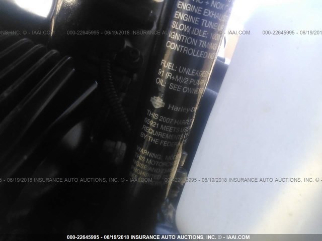 1HD1FC4147Y628791 - 2007 HARLEY-DAVIDSON FLHTCUI Көк фото 10