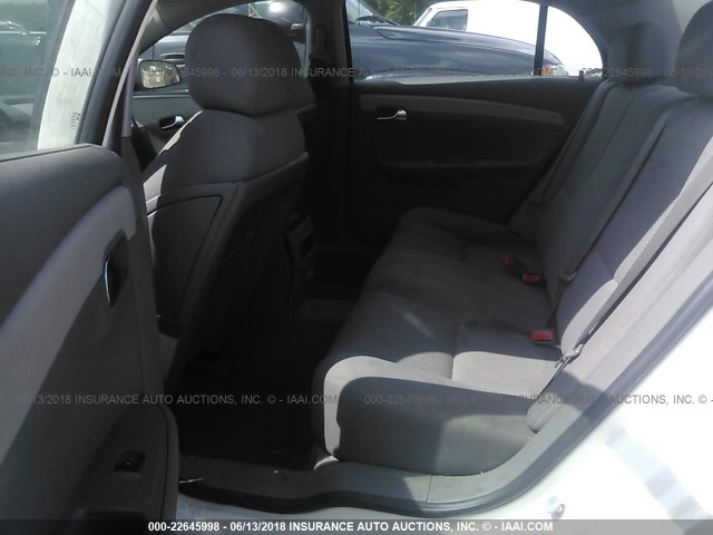 1G1ZG57B484211738 - 2008 CHEVROLET MALIBU LS WHITE photo 8