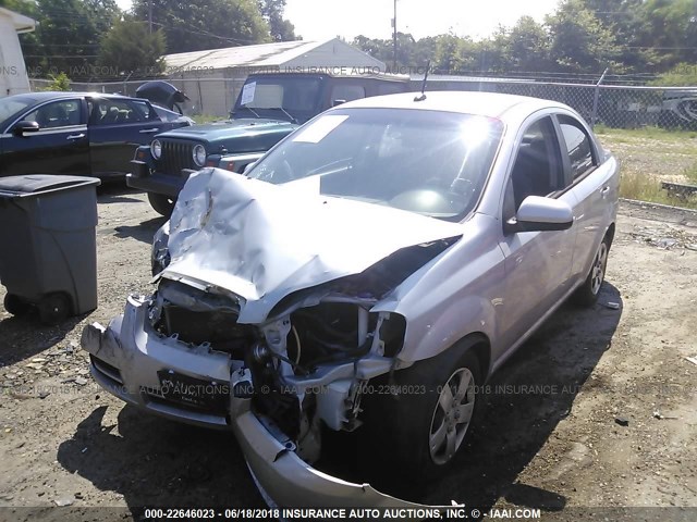 KL1TD5DE9AB135110 - 2010 CHEVROLET AVEO LS/LT 银色 照片 2