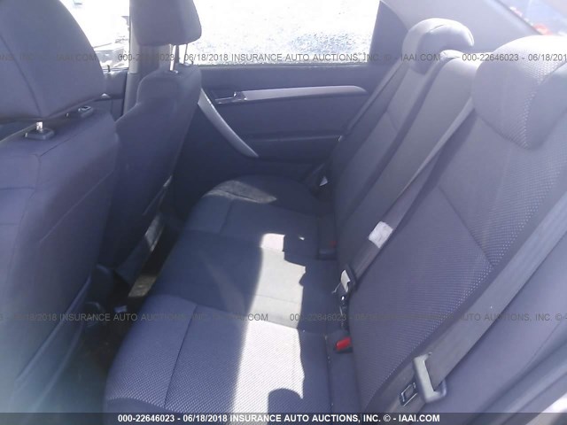 KL1TD5DE9AB135110 - 2010 CHEVROLET AVEO LS/LT 银色 照片 8