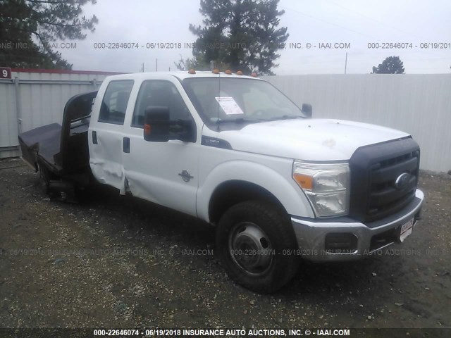 1FD8W3HT6DEB04840 - 2013 FORD F350 SUPER DUTY WHITE photo 1