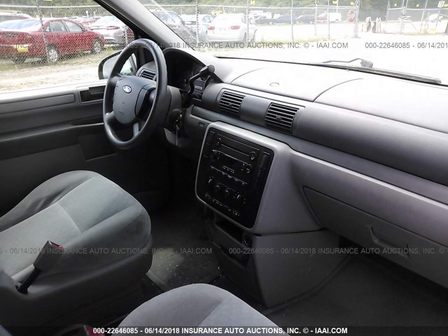 2FMZA51687BA08484 - 2007 FORD FREESTAR SE SILVER photo 5