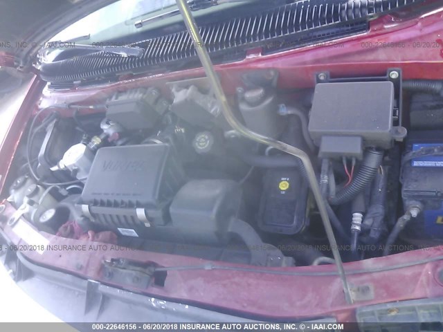 1GKDM19X42B509287 - 2002 GMC SAFARI XT RED photo 10