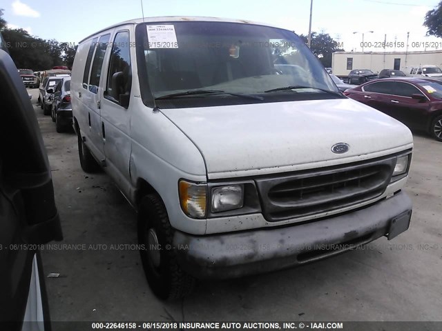 1FTRE1425WHB44602 - 1998 FORD ECONOLINE E150 VAN WHITE photo 1