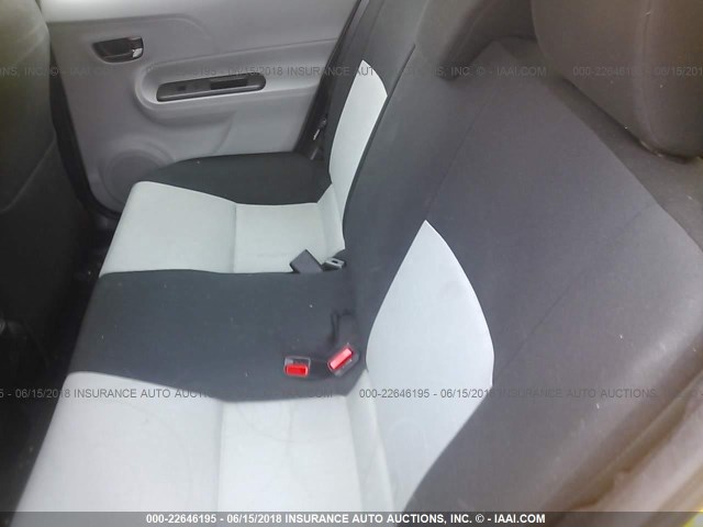 JTDKDTB3XE1060889 - 2014 TOYOTA PRIUS C YELLOW photo 8